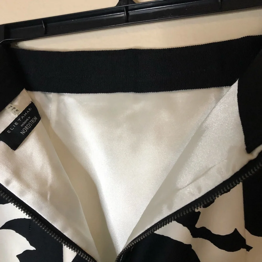 Elie Tahari for Nordstrom Black & White Pencil Skirt - Picture 7 of 16